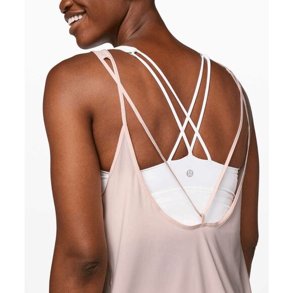 Lululemon Let It Slip Sheer Soft Stretchy Athletic Tank Top Size Large - Picture 8 of 9